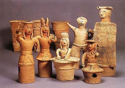 Haniwa Figuren
