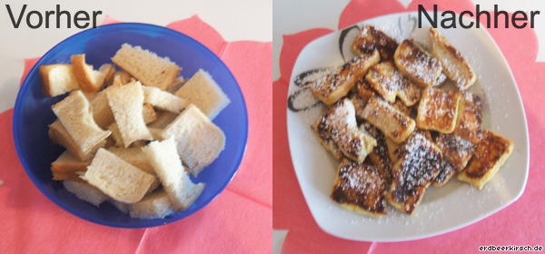 Kirschkuchen: [Bento] Resteverwertung für Brot/ Toast